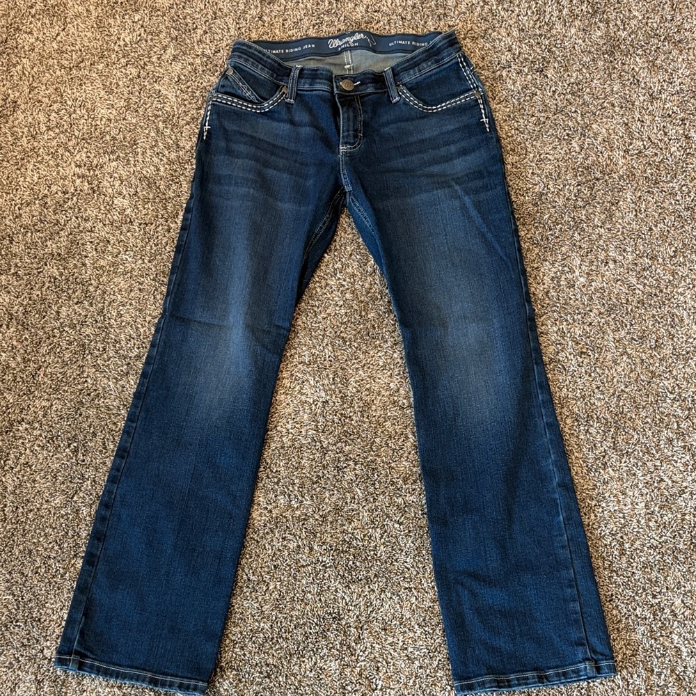 Wrangler Women's Dark Blue Boot Cut Jeans